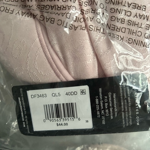 Bali Soft Pink, Black and Beige (3) NWT - Picture 8 of 10